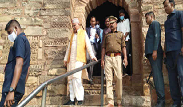 बुंदेलखंड में कांग्रेस की चुनावी रणनीति तय करने के लिये बांदा पहुंचे भूपेश बघेल