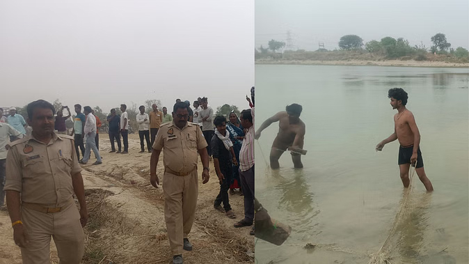 मां ने तीन मासूमों संग तालाब में लगाई छलांग- जद्दोपुर में मचा कोहराम