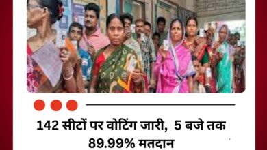 142 सीटों पर वोटिंग जारी, 5 बजे तक 89.99% मतदान
