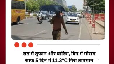 रात में तूफान और बारिश, दिन में मौसम साफ:लखनऊ में 5 दिन में 11.3°C गिरा तापमान