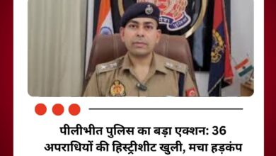 पीलीभीत पुलिस का बड़ा एक्शन: 36 अपराधियों की हिस्ट्रीशीट खुली, मचा हड़कंप