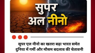 सुपर एल नीनो का खतरा बढ़ा भारत समेत दुनिया में गर्मी और मौसम बदलाव की चेतावनी