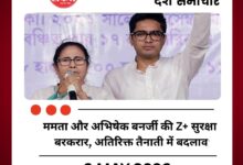 ममता और अभिषेक बनर्जी की Z+ सुरक्षा बरकरार, अतिरिक्त तैनाती में बदलाव