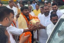 अंबेडकरनगर में गुरु रविदास जयंती पर निकली पावन कलश शोभायात्रा।