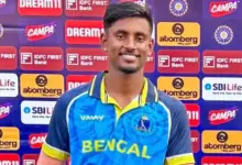 कोलकाता हाईकोर्ट के आदेश के बाद IPL क्रिकेटर अभिषेक पोरेल का फाइल फोटो।
