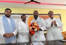 अंबेडकरनगर के अटल भवन में समरसता संकल्प अभियान की जिला कार्यशाला में मौजूद भाजपा पदाधिकारी और कार्यकर्ता।