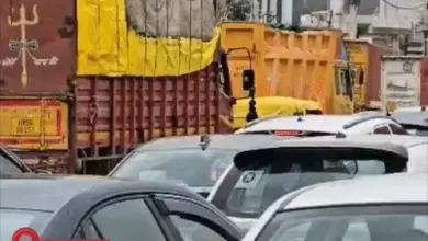CJP प्रदर्शन को देखते हुए हरियाणा-दिल्ली बॉर्डर पर तैनात पुलिस और सुरक्षा व्यवस्था।