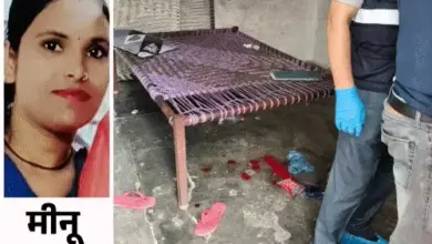 सहारनपुर में पत्नी की हत्या के बाद घटनास्थल पर जांच करती पुलिस और फॉरेंसिक टीम।