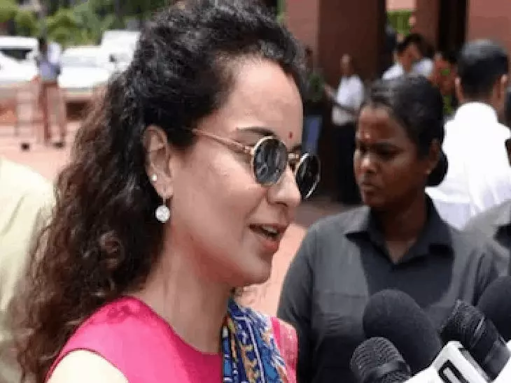 कंगना रनौत और CJP प्रवक्ता सौरव दास के बीच सोशल मीडिया विवाद से जुड़ी प्रतीकात्मक तस्वीर।