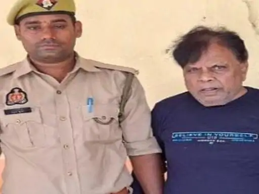 कानपुर ईपीफैनी कंपाउंड जमीन फर्जीवाड़ा मामले में आरोपी रेव जानसन टी. जान की गिरफ्तारी।