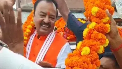 प्रयागराज में मीडिया से बातचीत करते डिप्टी सीएम केशव प्रसाद मौर्य।