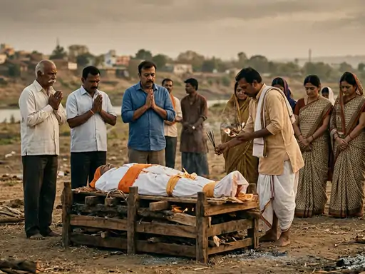 गोसाईंगंज में अंतिम संस्कार विवाद के बाद पोस्टमॉर्टम के लिए भेजे गए शव का सांकेतिक दृश्य।