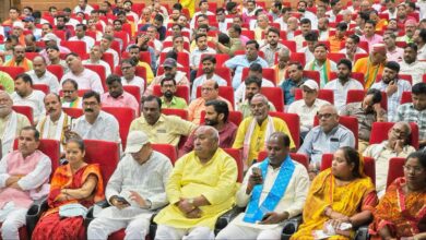 अंबेडकरनगर में भाजपा कार्यकर्ता सम्मेलन में डॉ श्यामा प्रसाद मुखर्जी जयंती कार्यक्रम