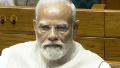 संसद के मानसून सत्र से पहले नई दिल्ली में आयोजित एनडीए नेताओं की बैठक का दृश्य।