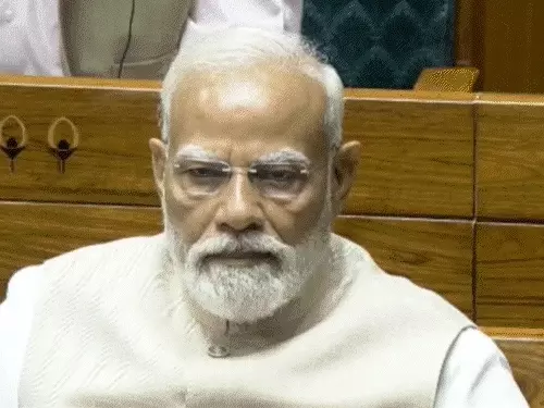 संसद के मानसून सत्र से पहले नई दिल्ली में आयोजित एनडीए नेताओं की बैठक का दृश्य।