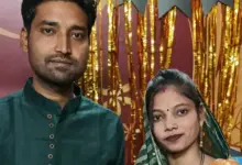 उन्नाव में आत्महत्या के मामले की जांच के दौरान पुलिस टीम।
