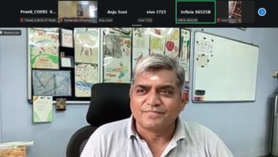 अंबेडकरनगर में आईआईटी मद्रास और जिला प्रशासन द्वारा सड़क सुरक्षा सखी प्रशिक्षण कार्यक्रम का वर्चुअल दृश्य।