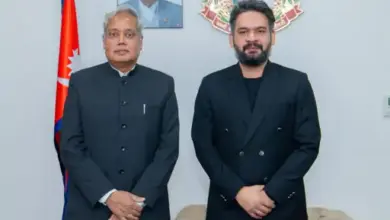 बालेन शाह और भारतीय राजदूत नवीन श्रीवास्तव की बैठक