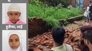 बाराबंकी के गुलचप्पा कलां गांव में जर्जर दीवार गिरने के बाद का सांकेतिक दृश्य।
