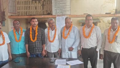 रोडवेज कर्मचारी परिषद के चुनाव के बाद निर्वाचित पदाधिकारियों की सांकेतिक तस्वीर।
