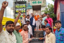 अंबेडकरनगर में पत्रकारों की तिरंगा यात्रा
