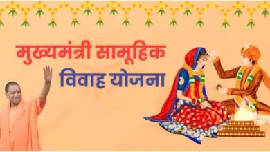 अंबेडकरनगर के शिवबाबा धाम में सामूहिक विवाह समारोह का तैयार मंच