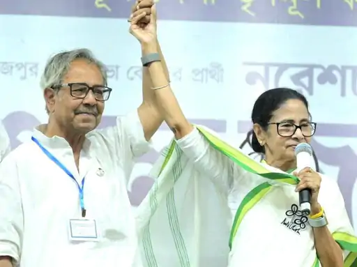 आशीष बनर्जी की संदिग्ध मौत के बाद TMC कार्यालय में पुलिस जांच