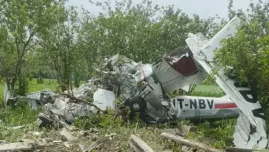 कानपुर के नत्थापुरवा में क्रैश हुआ ट्रेनिंग विमान