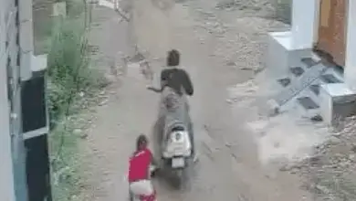 लुधियाना में तीन वर्षीय बच्ची के अपहरण की सीसीटीवी में कैद घटना।
