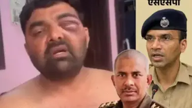 मेरठ में सपा नेताओं की पिटाई के आरोप के बाद पुलिसकर्मियों पर कार्रवाई