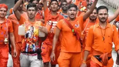 मुरादाबाद में कांवड़ियों की भीड़ के चलते ट्रैफिक डायवर्जन