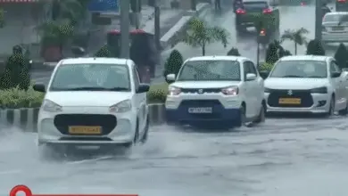 भारी बारिश के बाद बाढ़ और जलभराव का दृश्य