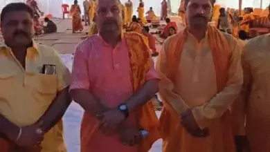 लखनऊ में नीरज सिंह के जन्मदिन पर आयोजित 24 कुंडीय महायज्ञ