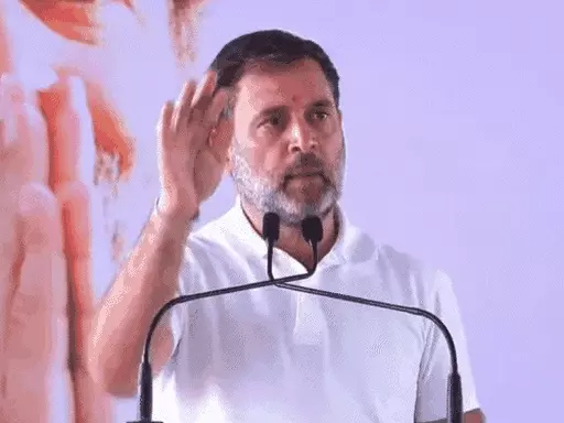 कांग्रेस नेता राहुल गांधी की तस्वीर