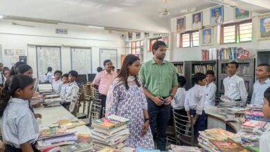 जवाहर नवोदय विद्यालय अफजलपुर का निरीक्षण करतीं एसडीएम प्रतीक्षा सिंह