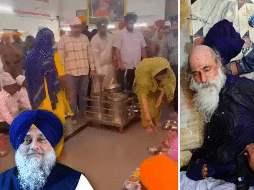 नांदेड गुरुद्वारे में सुखबीर सिंह बादल पर निहंग के हमले की घटना