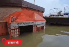 यूपी में बारिश के बाद उफनती गंगा और यमुना नदी