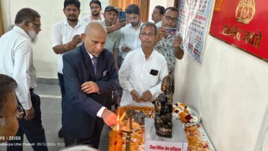 अंबेडकरनगर में राष्ट्रीय लोक अदालत के दौरान मामलों की सुनवाई