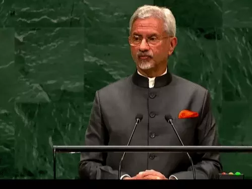 UNGA के 81वें सत्र में आतंकवाद और वैश्विक सुरक्षा पर बोलते विदेश मंत्री एस जयशंकर।