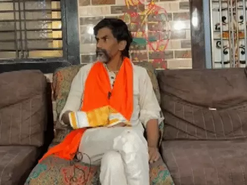 मराठा आरक्षण आंदोलन के नेता मनोज जरांगे पाटील