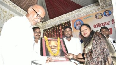 अंबेडकरनगर में पेरियार ईवी रामासामी नायकर की 147वीं जयंती पर आयोजित समारोह.