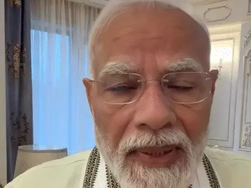 प्रधानमंत्री नरेंद्र मोदी 7.8 प्रतिशत जीडीपी ग्रोथ और सोना खरीदने को लेकर देशवासियों को संबोधित करते हुए
