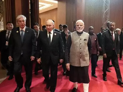 भारत मंडपम में BRICS नेताओं के लिए प्रधानमंत्री नरेंद्र मोदी द्वारा आयोजित डिनर