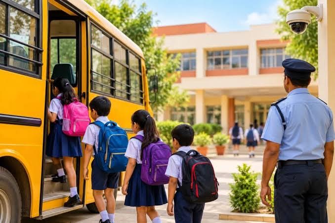 स्कूल वाहन और बच्चों की सुरक्षा के लिए परिवहन सुरक्षा समिति