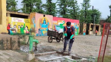 शिव बाबा धाम में विश्व पर्यटन दिवस पर नगर पालिका का स्वच्छता अभियान