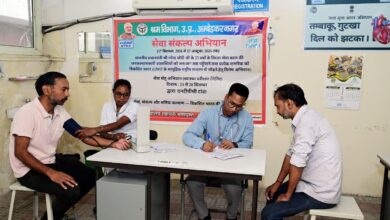 टांडा में श्रमिक स्वास्थ्य परीक्षण और जागरूकता शिविर