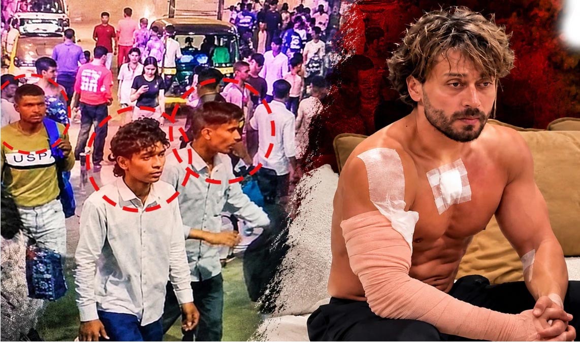 अभिनेता टाइगर श्रॉफ की कार पर फायरिंग मामले और आरोपियों की गिरफ्तारी से जुड़ी खबर।
