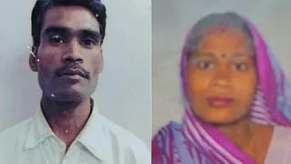 अंबेडकरनगर के मालीपुर क्षेत्र में दंपती के शव मिलने के बाद घटनास्थल पर जांच करती पुलिस और फॉरेंसिक टीम।
