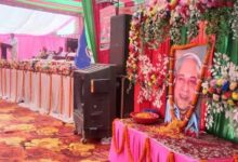 रामनगर स्थित जनता जूनियर हाईस्कूल में कांशीराम महापरिनिर्वाण दिवस कार्यक्रम को संबोधित करते सांसद धर्मेंद्र यादव।