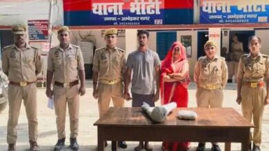 अंबेडकरनगर के बनखोदवा गांव में महिला की हत्या के मामले में पुलिस की कार्रवाई।